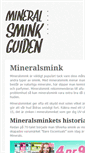 Mobile Screenshot of mineralsminkguiden.se