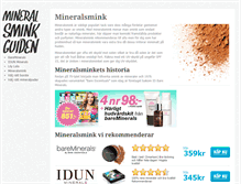 Tablet Screenshot of mineralsminkguiden.se